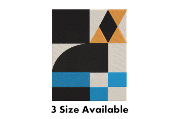 Geometric Pattern Embroidery Design