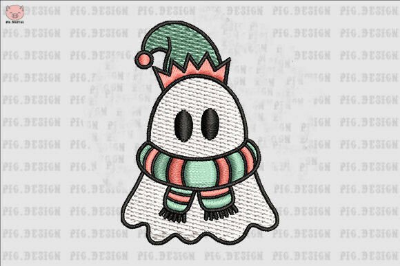 Ghost Halloween Embroidery