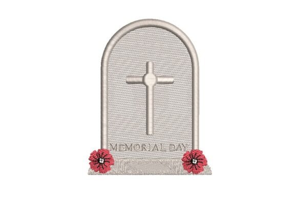 Memorial Day Embroidery Design