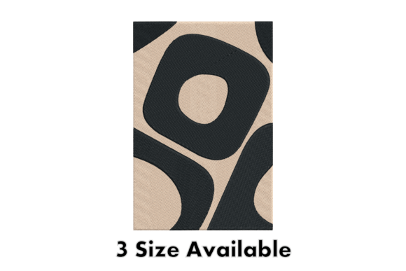 Retro Abstract Embroidery Pattern