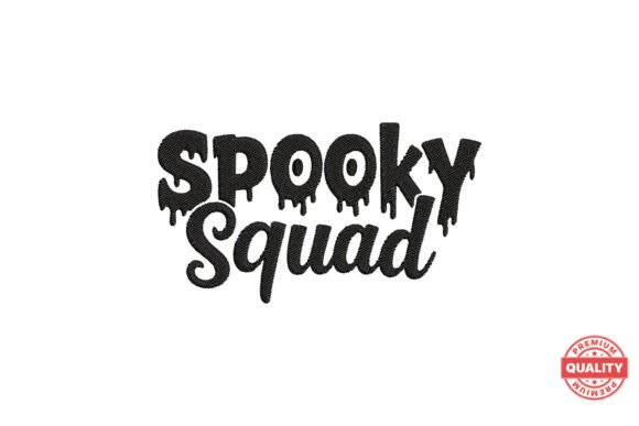 Spooky Squad Halloween Embroidery